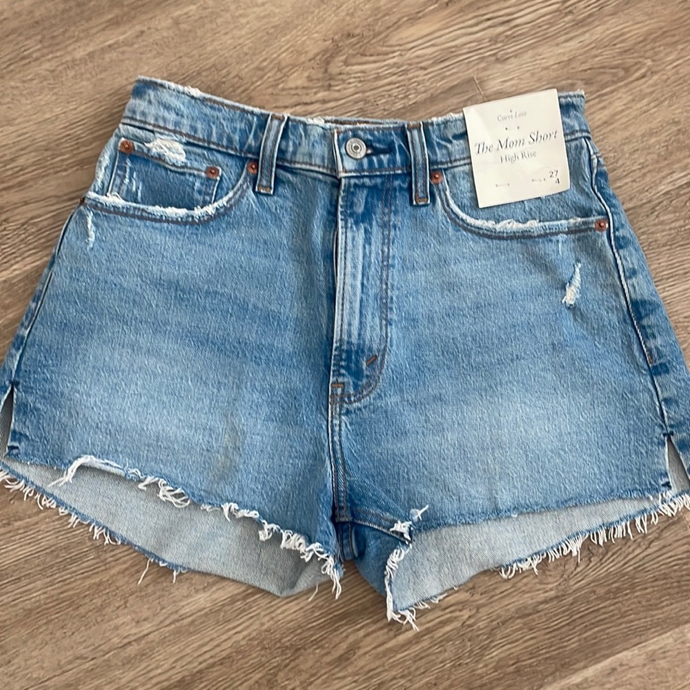 Abercrombie and fitch curve love mom shorts NWT